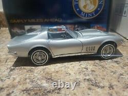 Franklin Mint 1968 Limited Edition Corvette In Original Box With Display Case FS