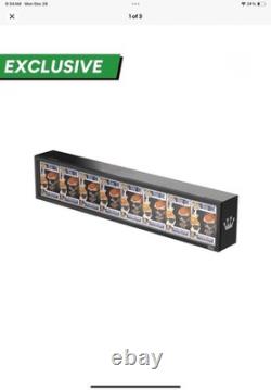 Funko Brand 8 POP! Display Case Pine Wood & Acrylic Pop Collectors Free Ship