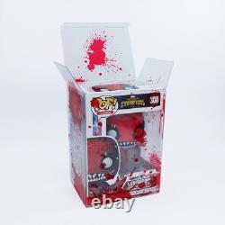 Funko POP! Blood Red Splatter 0.5mm Protectors Cases Storage 4 Display Boxes
