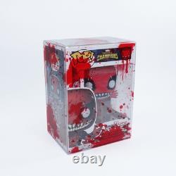 Funko POP! Blood Red Splatter 0.5mm Protectors Cases Storage 4 Display Boxes
