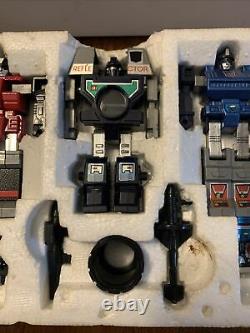 G1 Transformers Reflector Complete With Box UNUSED STICKERS & Display Case