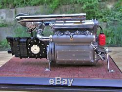 GMP 16 TURBO OFFY Offenhauser Indy 500 race car engine orig. Box display case