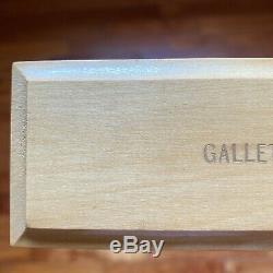 Gallet Chronograph Vintage Wooden Watch Display Box Case, Very Nice & Rare Orig
