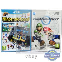 GameCube/Wii U Game Box Protectors SUPER STRONG 0.5mm Plastic Display Case x 100