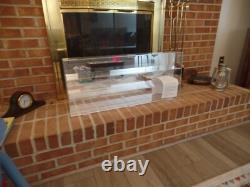 Geovanni Plastics Acrylic Mirrored Display Case 3 Shelf Wall Mount 34x14x4