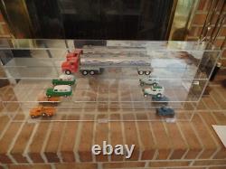 Geovanni Plastics Acrylic Mirrored Display Case 3 Shelf Wall Mount 34x14x4