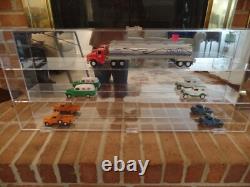 Geovanni Plastics Acrylic Mirrored Display Case 3 Shelf Wall Mount 34x14x4