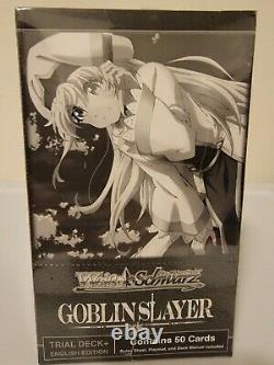 Goblin Slayer Weiss Schwarz Trial Deck + English Edition Display Box Sealed