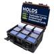 Graded Card Case Baseball Trading Card Storage Box with Dividers & Organizer