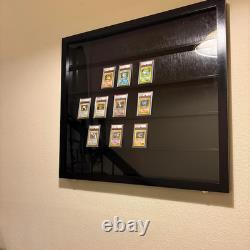 Graded Trading Card Display Case USA Made 55 Sport Solid Wood Baseball PSA Slabs