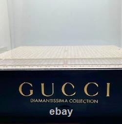 Gucci Diamantissima Watch Display Box Case Black Acrylic Extremely Rare