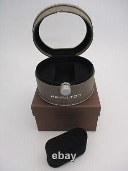 HAMILTON Round Display Watch Case withPillowithCushion & Outer Gift Presentation Box