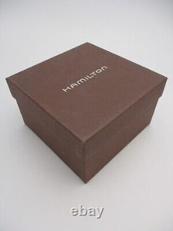 HAMILTON Round Display Watch Case withPillowithCushion & Outer Gift Presentation Box