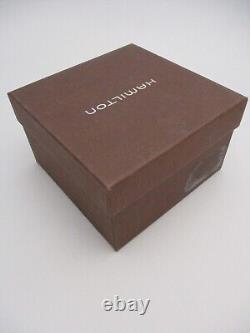 HAMILTON Round Display Watch Case withPillowithCushion & Outer Gift Presentation Box