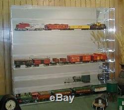 HO Train Display Case Holds 32 New in Box Made in USA