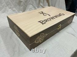 Hand Crafted Browning Solid wood Storage boxes, gun case, display box Jewelry