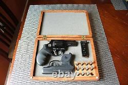 Hand Crafted Solid wood Storage boxes gun case display box 