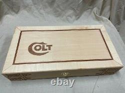 Hand Crafted Colt Solid wood Storage boxes, gun case, display box. Maple