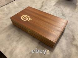 Hand Crafted Colt Solid wood Storage boxes with inlay, gun case, display box