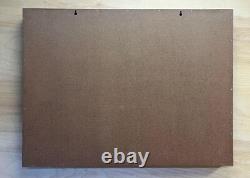 Hand Crafted Wood Wall Display Case for Matchbox/Hot Wheels 164 Walnut Stain
