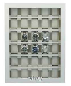 Hand Made 30 Watch Cabinet Luxury Case Storage Display Box Jewellery Watches 53c