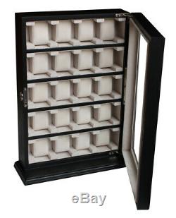 Hand Made Watch Cabinet Luxury Case Storage Display Box Jewellery Watches 12a