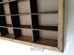 Handcrafted Wall Display for Matchbox/Hot Wheels 164 WithMOD COVER Walnut Stain