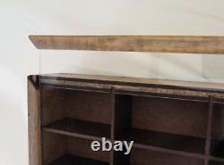 Handcrafted Wood Wall Display Case for Matchbox /Hot Wheels WithCOVER1/64 size