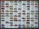 Handcrafted fWall Display for Matchbox Hot Wheels 164 108 cars White with Walnut