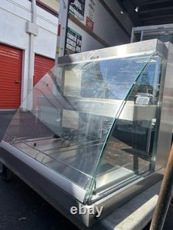 Hatco Two Shelf Full Service Heated Display Case with Curved Glass 45 1/2