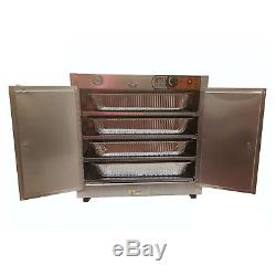 Heatmax Commercial Countertop Hot Box Food Warmer With Water Tray 25 x 15 x 24