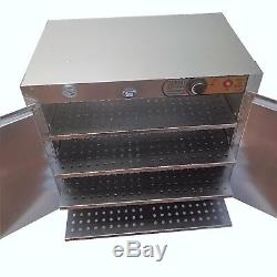 Heatmax Commercial Countertop Hot Box Food Warmer With Water Tray 25 x 15 x 24