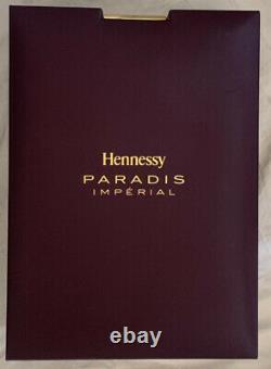 Hennessy Imperial Paradis collectable collectible Display Bottle Box Case Sleeve
