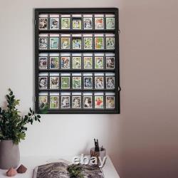 High-Transparency Locking Display Case for Football, Baseball, Basketball Cards