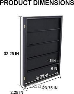 High-Transparency Locking Display Case for Football, Baseball, Basketball Cards