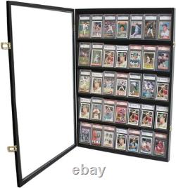High-Transparency Locking Display Case for Football, Baseball, Basketball Cards