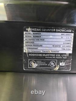Hoshizaki 71 Curved Glass Refrigerated Sushi Display Case HNC-180AA-L