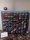 Hot Wheels 108 car acrylic display case 45 degree cool style & light strip#case