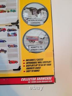 Hot Wheels Classics Collector Showcase Two Cases in Box Wall Display Set