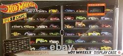 Hot Wheels Display Case Holds 50 Cars includes'55 Chevy BelAir Gasser Exclusive