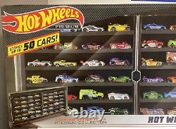 Hot Wheels Display Case Holds 50 Cars includes'55 Chevy BelAir Gasser Exclusive