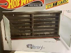 Hot Wheels Display Case Holds 50 Cars includes'55 Chevy BelAir Gasser Exclusive