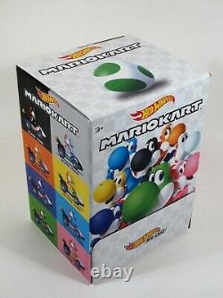 Hot Wheels Mario Kart YOSHI Mystery Eggs SEALED case of 24 Eggs with Display Box