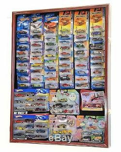 Hot Wheels Matchbox Model Cars Display Case Cabinet for cars in retail box