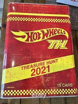 Hot Wheels RLC 2021 Super Treasure Hunt Set Display Box ONLY Low Number #00063