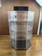 Hudson Pewter Display Case 4 Tier acrylic Case Spinning 21x 15