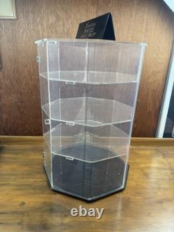 Hudson Pewter Display Case 4 Tier acrylic Case Spinning 21x 15