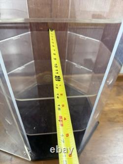 Hudson Pewter Display Case 4 Tier acrylic Case Spinning 21x 15