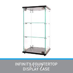 Infinity Countertop Display Case 12-1/4W x 14-1/4D x 27-1/4H