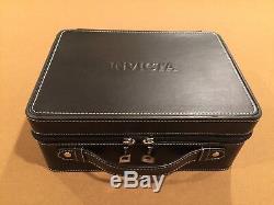Invicta Black Leather Display Case 8 Slot Collectors Box
